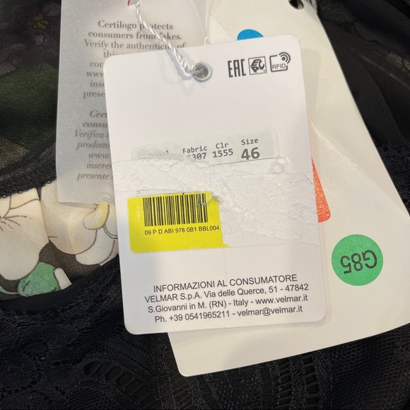 NEW Blugirl Folies Size 12 Sleeveless Black Lace Floral Trapeze Sun Dress - Picture 11 of 14